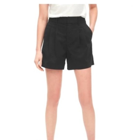 GAP Pants - GAP Dress High Waisted Black Shorts - 4